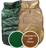 Fashion Pet Metallic Puffy Dog Coat