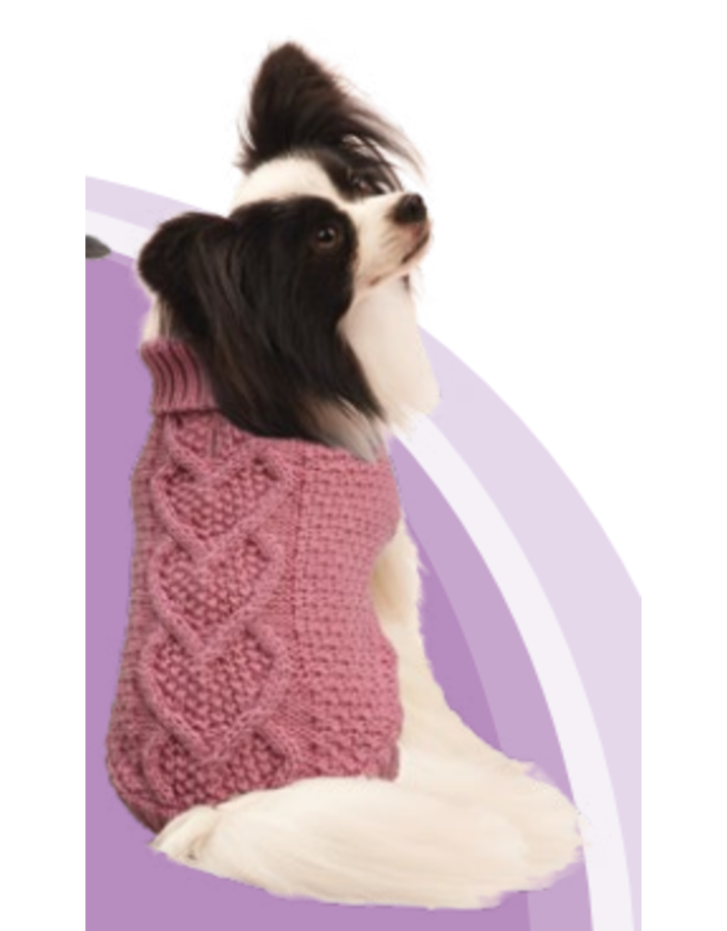Fashion Pet Fashion Pet Chunky Heart Dog Sweater