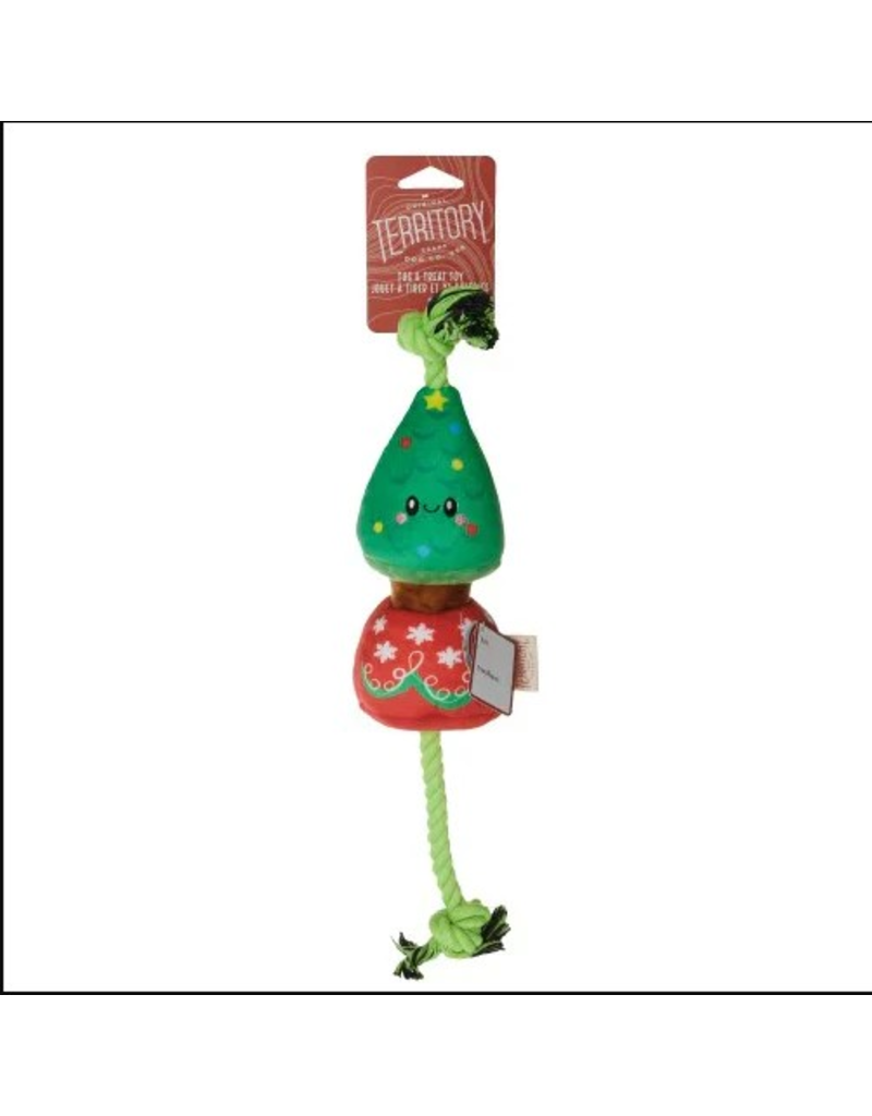Tall Tails Tall Tails Holiday Treat Tug Tree Dog Toy Lg