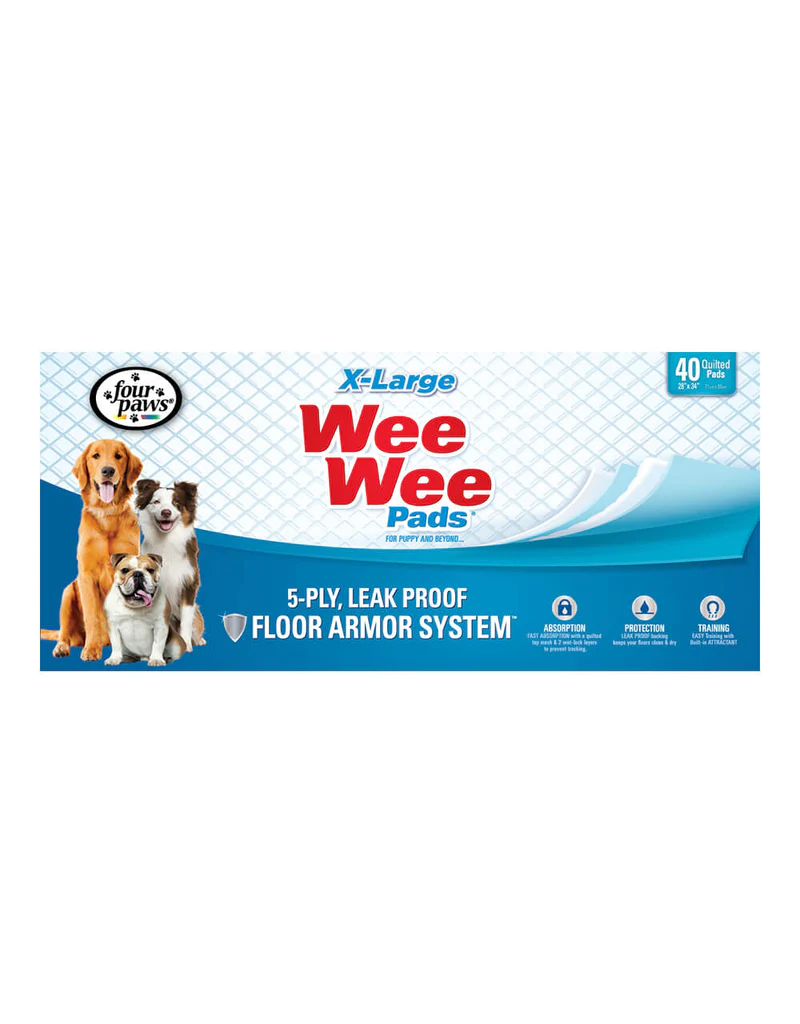 Four Paws Four Paws Wee-Wee Pads XL Edge Guard 28x34