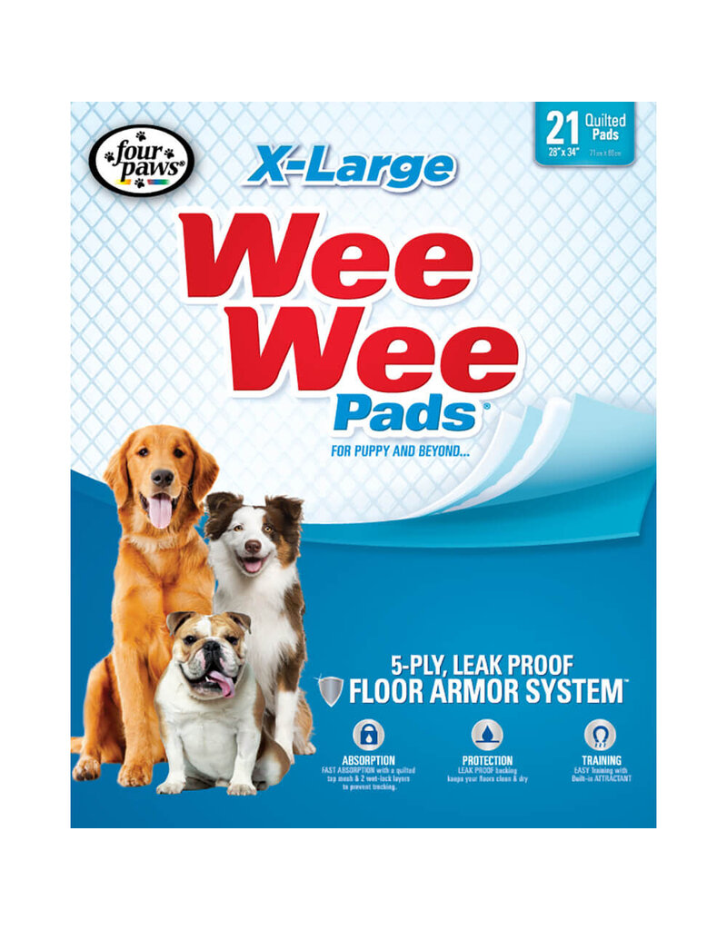 Four Paws Four Paws Wee-Wee Pads XL Edge Guard 28x34