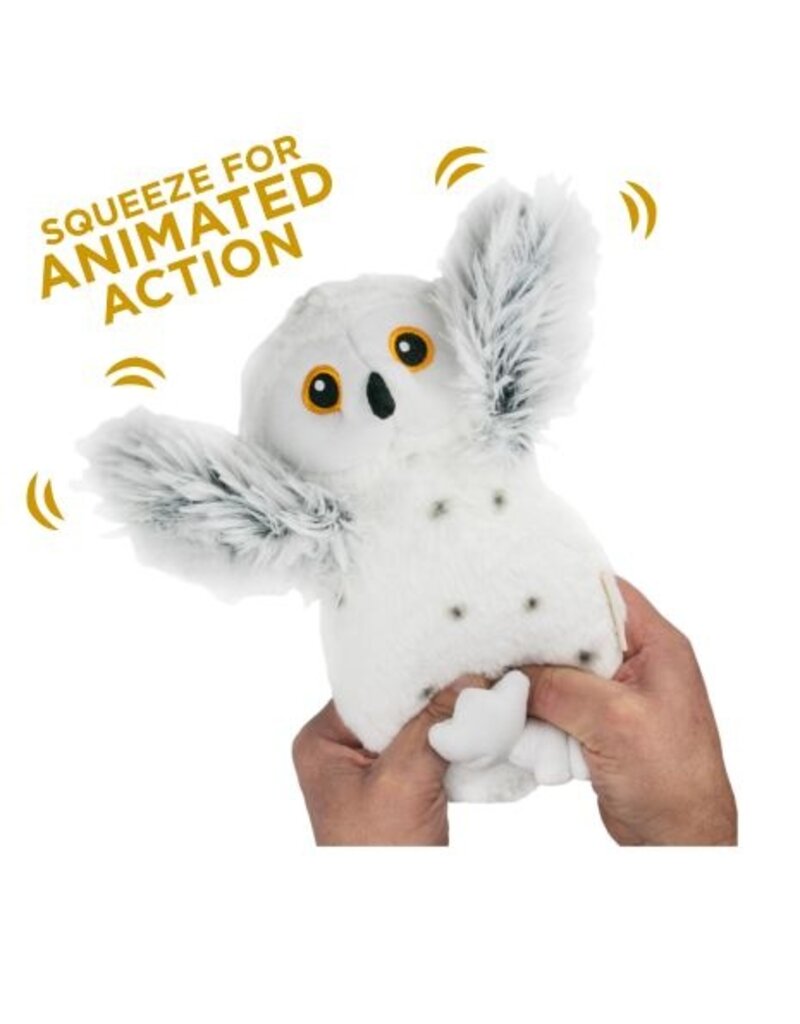 Tall Tails Tall Tails Animated Snow Owl Dog Toy 9 in