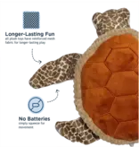 Tall Tails Tall Tails Dog Toy Animated Plush Sea Turtle 10In