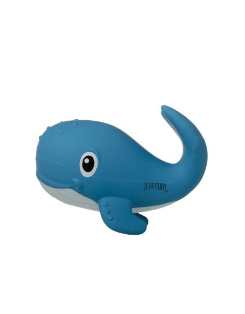 Territory Territory Dog Toy Squeaker Whale 6.5 In