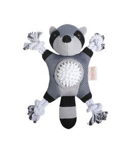 Territory Territory Dog Toy 2 in 1 Raccoon 10 In