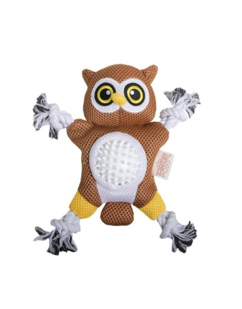 Territory Territory Dog Toy 2 in 1 Owl 10 In