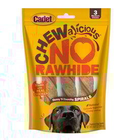 IMS Cadet Chewalicious Rawhide-Free Spirals Chicken