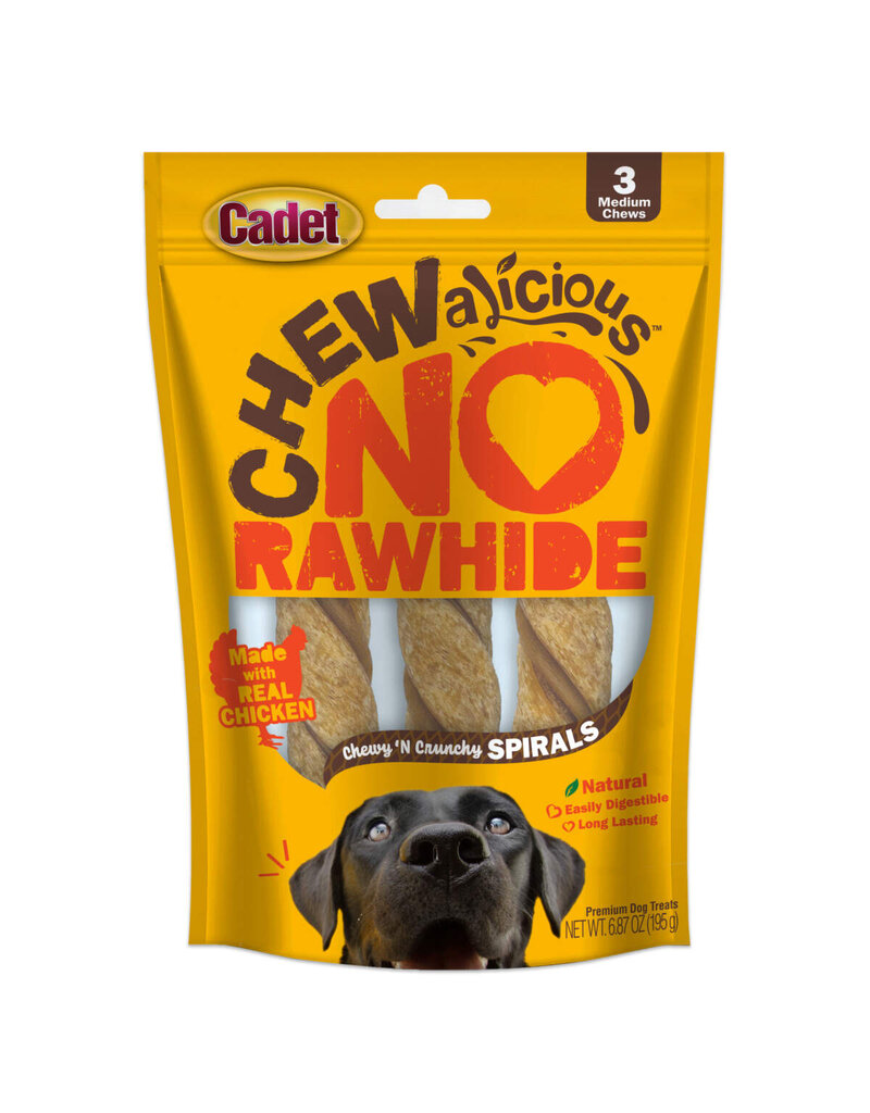 IMS Cadet Chewalicious Rawhide-Free Spirals Chicken