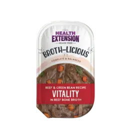 Health Extension HE Broth-licious Bone Broth Beef/G Bean 3.5 Oz