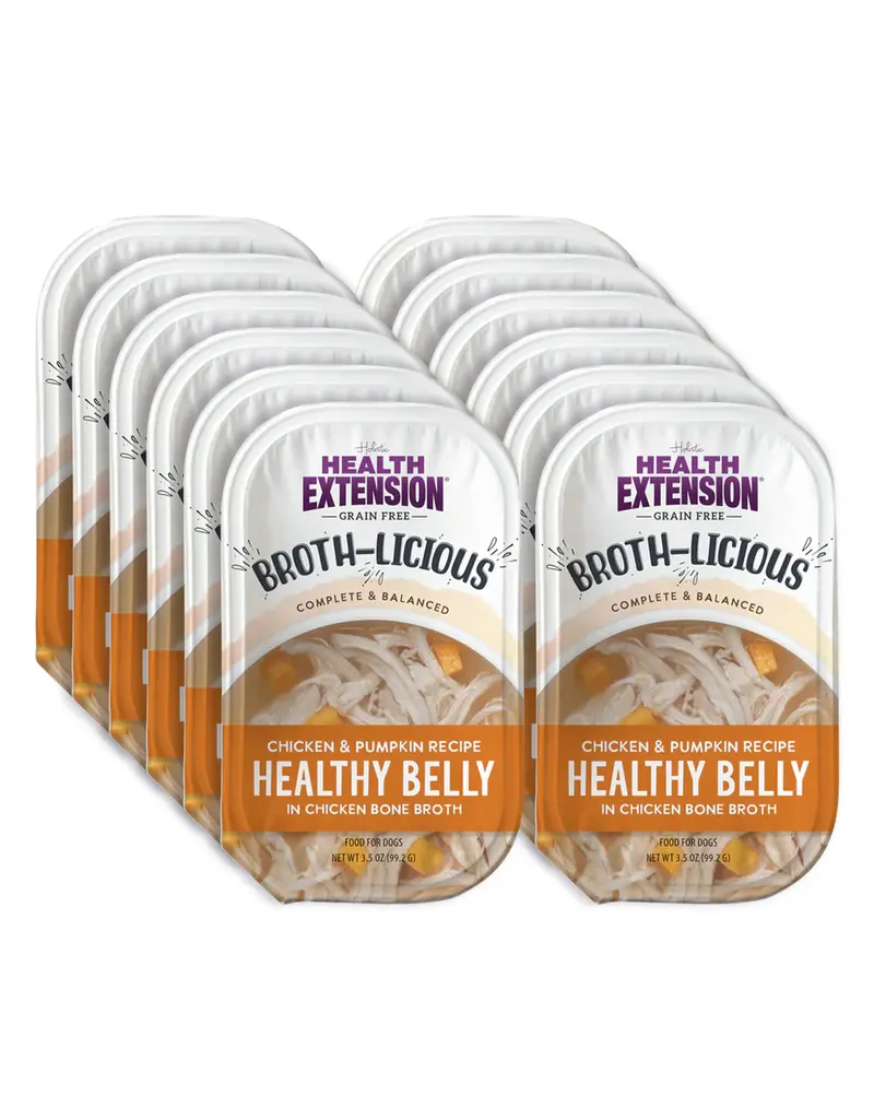 Health Extension HE Broth-licious Bone Broth Chicken/Pumpkin 3.5 Oz