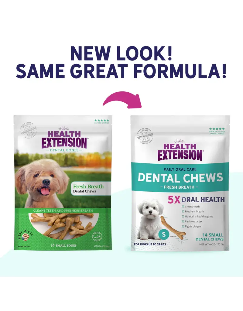 Health Extension Health Extensions Fresh Breath Dental Bones Small 14 Pk