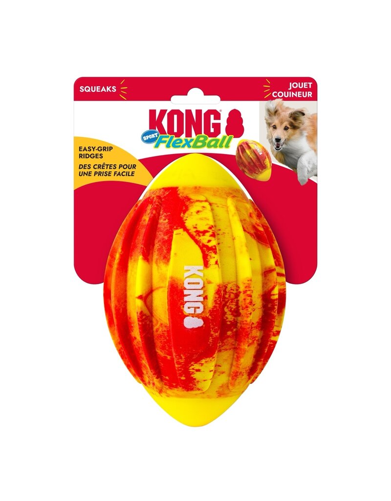 Kong Company Kong Flexball Sport Football Dog Toy