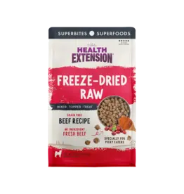Health Extension Health Extension SuperBites Freeze-Dried Raw Mixer Topper Treat Beef