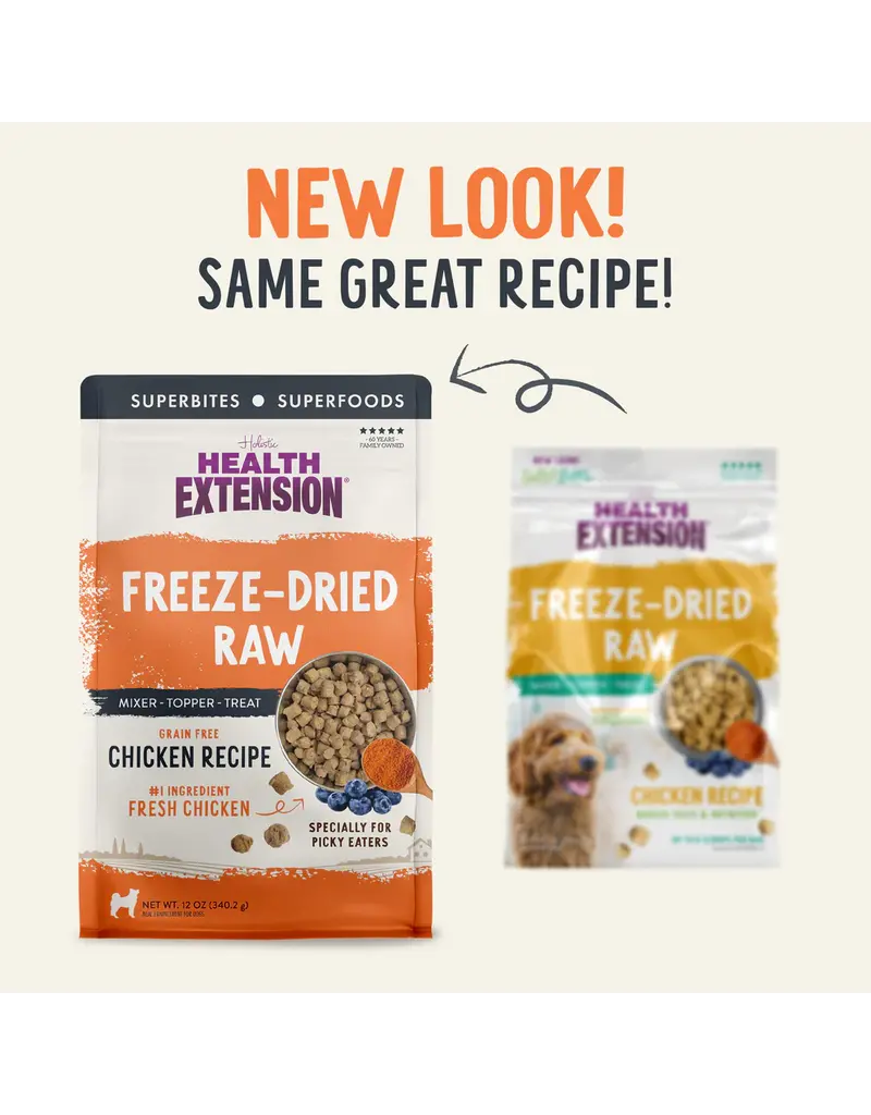 Health Extension Health Extension SuperBites Freeze-Dried Raw Mixer Topper Treat Chicken