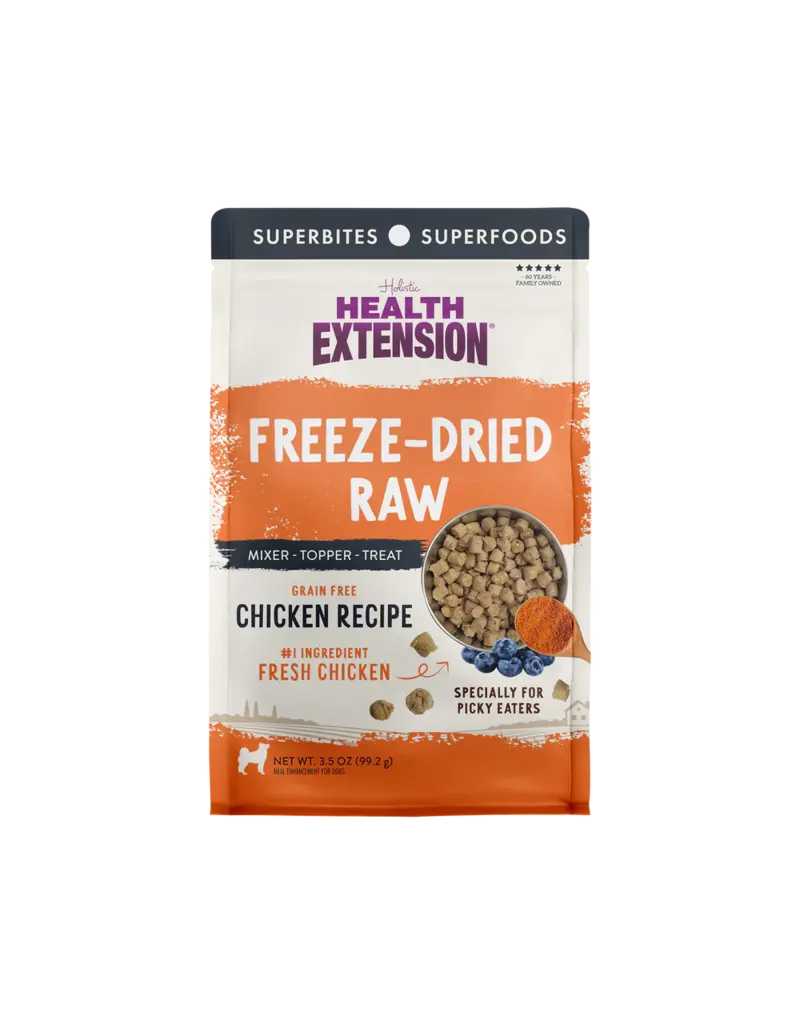 Health Extension Health Extension SuperBites Freeze-Dried Raw Mixer Topper Treat Chicken