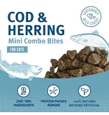 Icelandic Icelandic Mini Combo Bites Cod/Herring Cat Treats  1.7Oz