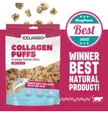 Icelandic Icelandic Beef Collagen Puffs with Cod Skin Cat Treat .5OZ