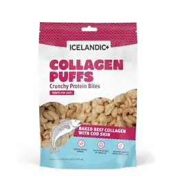 Icelandic Icelandic Beef Collagen Puffs with Cod Skin Cat Treat .5OZ