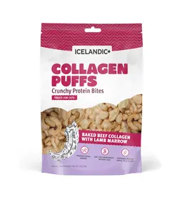 Icelandic Icelandic Beef Collagen Puffs with Marrow Cat Treats .5OZ