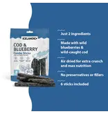 Icelandic Icelandic Combo Sticks Cod/Blueberry Dog Treats 2 Oz