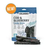 Icelandic Icelandic Combo Sticks Cod/Blueberry Dog Treats 2 Oz