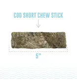 Icelandic Icelandic Hand Wrapped Cod Skin 5 In Chew Sticks for Dogs 3-pack