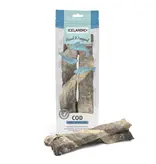 Icelandic Icelandic Hand Wrapped Cod Skin 10 In Chew Stick Dog Treat 2-pack