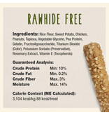 IMS Cadet Chewalicious Layered N Dipped Dog Chews Nut 2 Pk