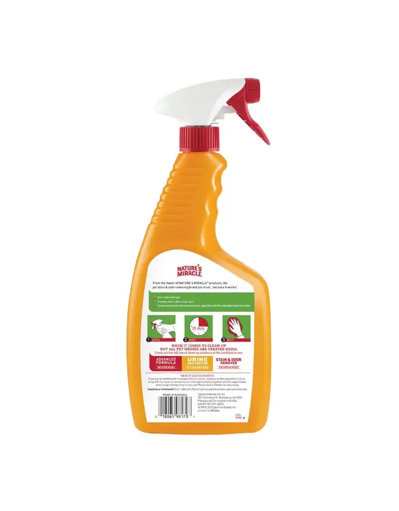 Nature's Miracle Nature's Miracle Set-In Stain Destroyer Oxy Formula Spray for Cats 24 Oz