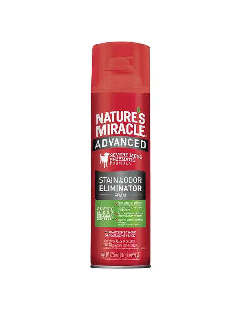 Nature's Miracle Nature's Miracle Advanced Dog Stain and Odor Eliminator Foam 17.5 Oz