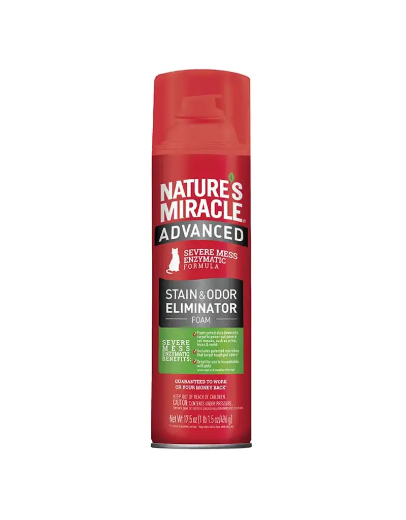 Nature's Miracle NATURE'S MIRACLE ADV STAIN & ODOR REMOVER FOAM FOR CATS