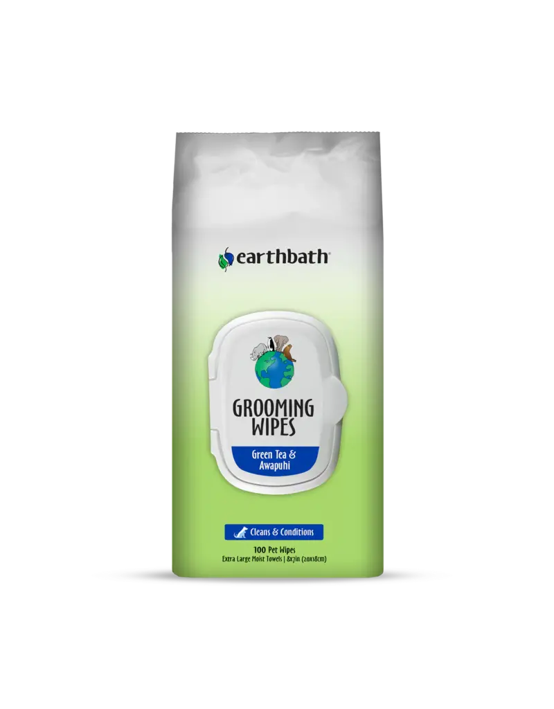 Earthbath Earthbath Green Tea & Awapuhi Grooming Wipes 100 ct