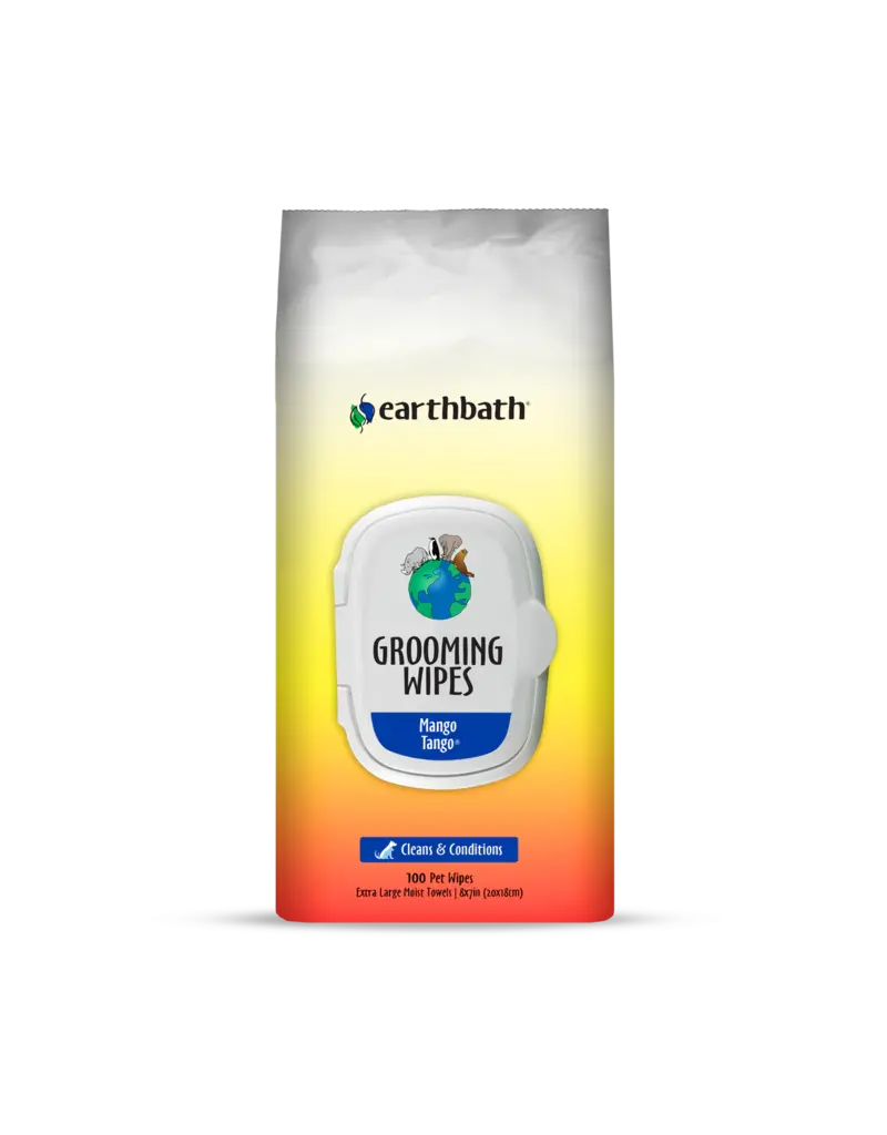 Earthbath Earthbath Mango Tango Grooming Wipes 100 pk
