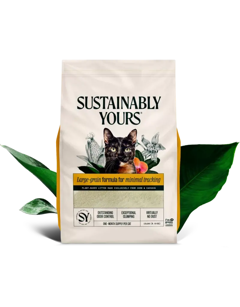 Sustainably Yours Sustainably Yours Multi Cat Litter Large Grain 13Lb