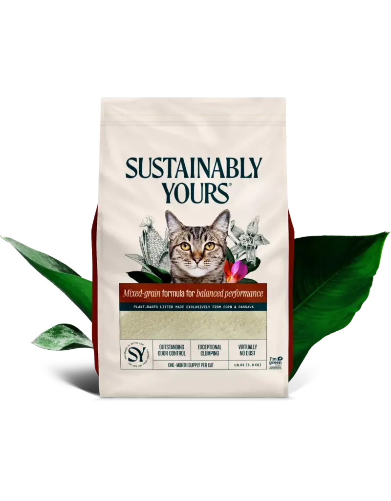Sustainably Yours Sustainably Yours Cat Litter Mixed Grain Formula 13#