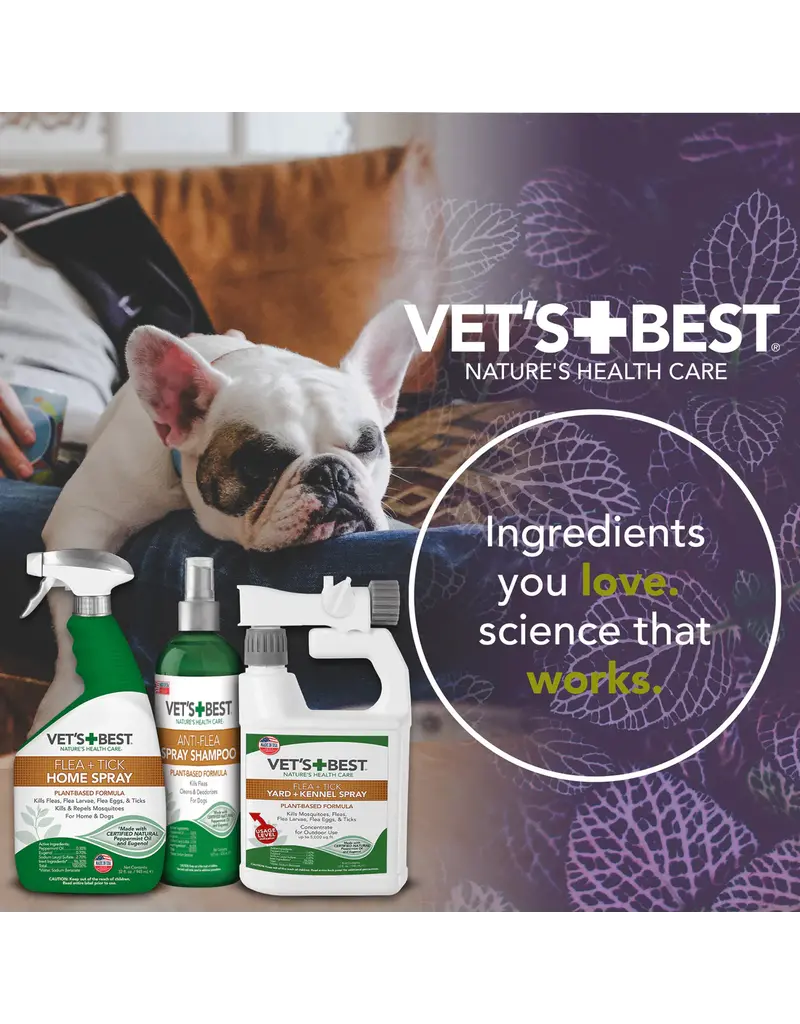 Vet's Best Vet's Best Natural Anti-Flea Easy Spray Shampoo 16 oz
