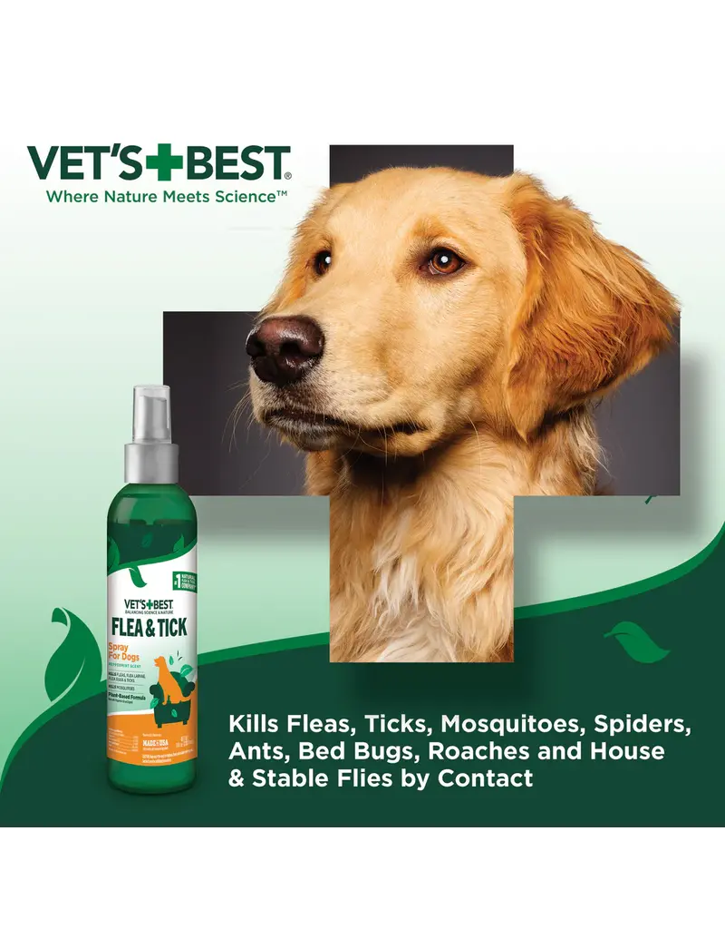 Vet's Best Vet's Best Flea And Tick Spray For Dogs 8 oz