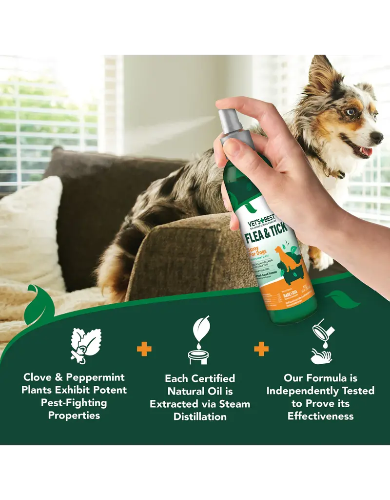 Vet's Best Vet's Best Flea And Tick Spray For Dogs 8 oz