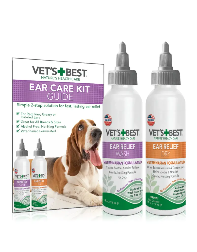 Vet's Best Vet's Best Ear Relief Wash and Dry for Dogs