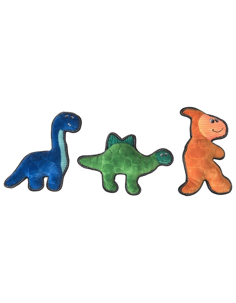 Ethical Pet Spot Ballistic Rubber Dog Toy Dinosaur 11 In