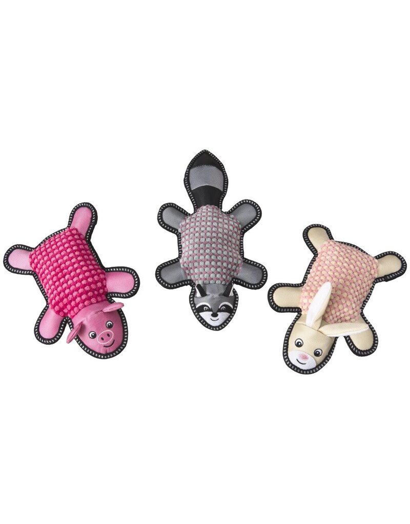 Ethical Pet Spot Ballistic Rubber Dog Toy Barnyard Asst 10 In