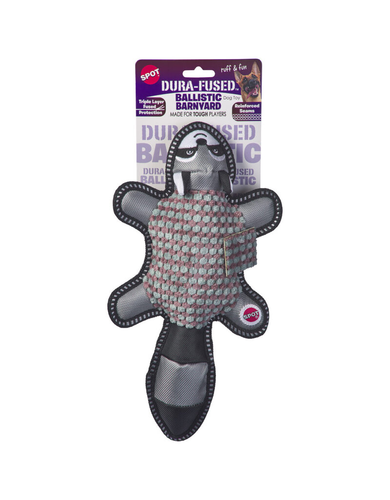 Ethical Pet Spot Ballistic Rubber Dog Toy Barnyard Asst 10 In