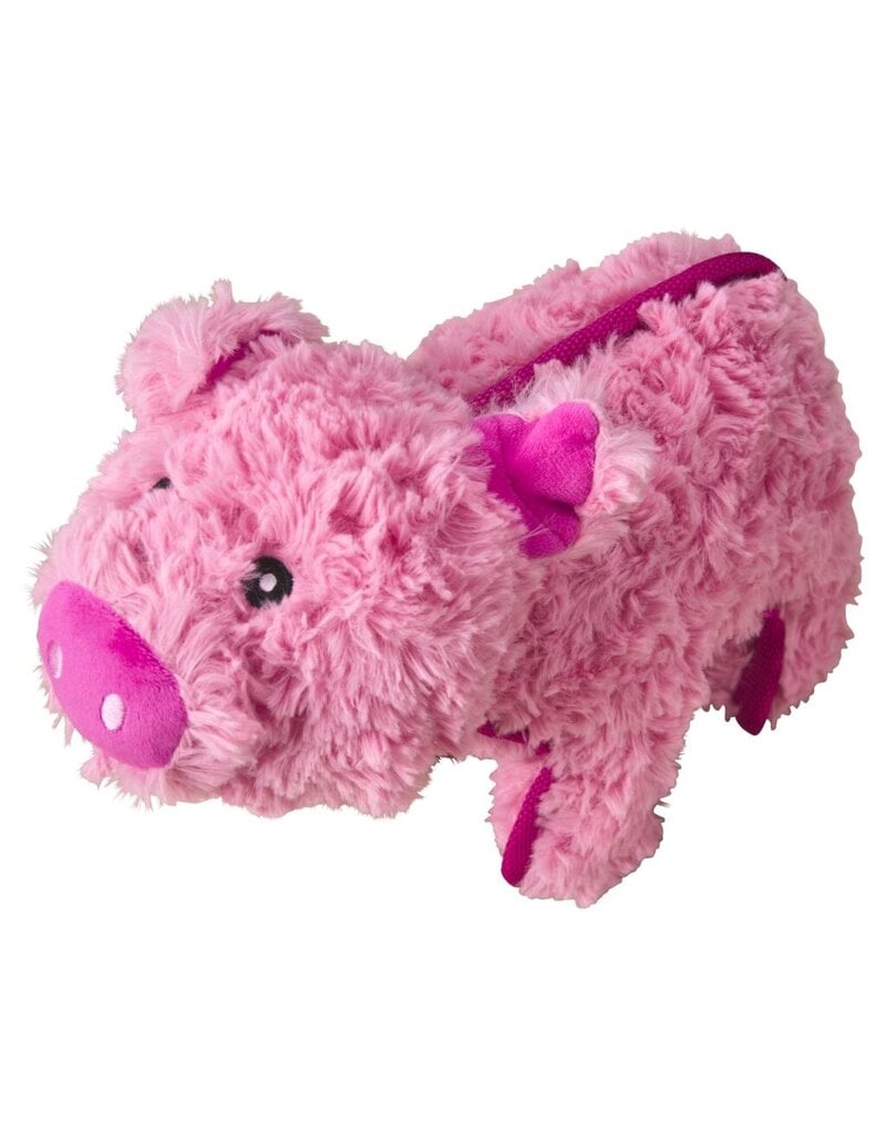 Ethical Pet Spot Ballistic Rubber Dog Toy Snuggle Pig 10 In