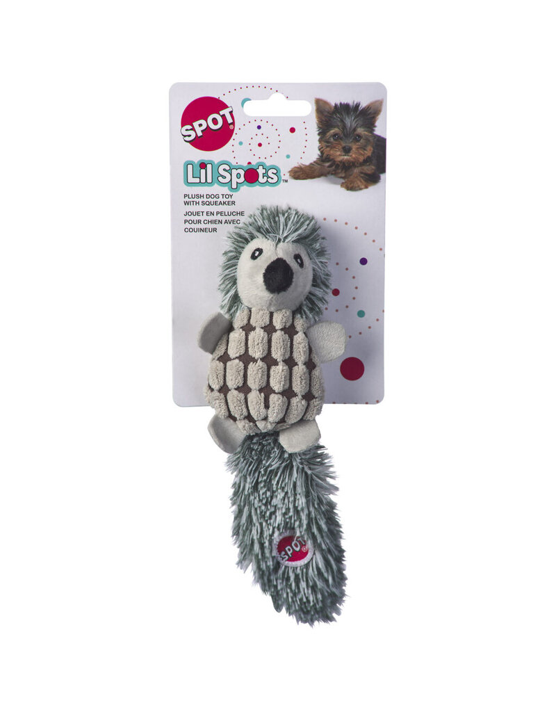 Ethical Pet Spot Lil Spots Hedgehog Dog Toy Asst 7 In