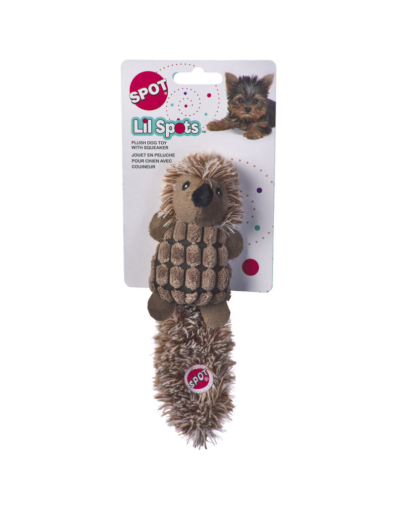 Ethical Pet Spot Lil Spots Hedgehog Dog Toy Asst 7 In