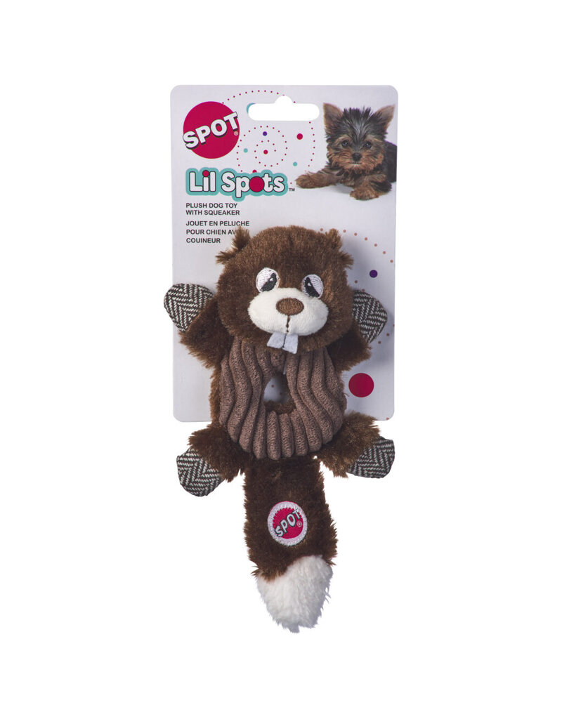 Ethical Pet Spot Lil Spots Donut Crinkler Dog Toy Asst 7 In