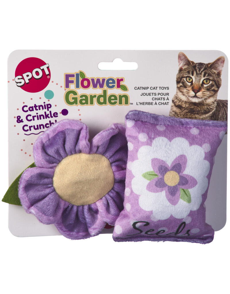 Ethical Pet Spot Flower Garden Cat Toy 2 Pk