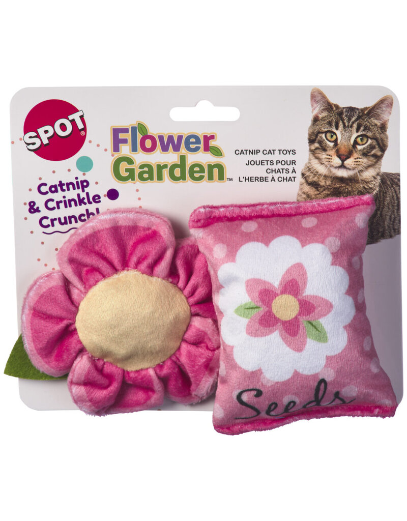 Ethical Pet Spot Flower Garden Cat Toy 2 Pk