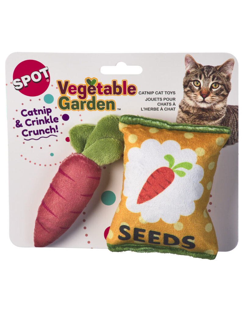 Ethical Pet Spot Vegetable Garden Cat Toy 2 Pk