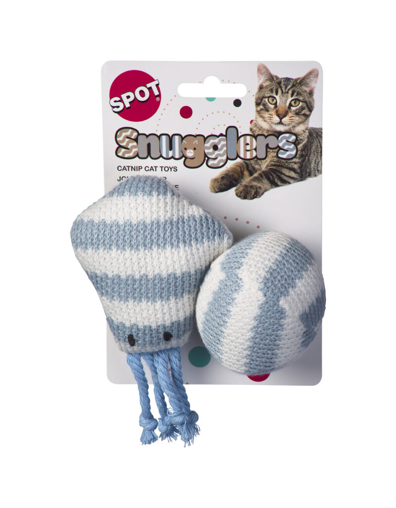 Ethical Pet Spot Squid and Ball Cat Toy Asst 2 Pk